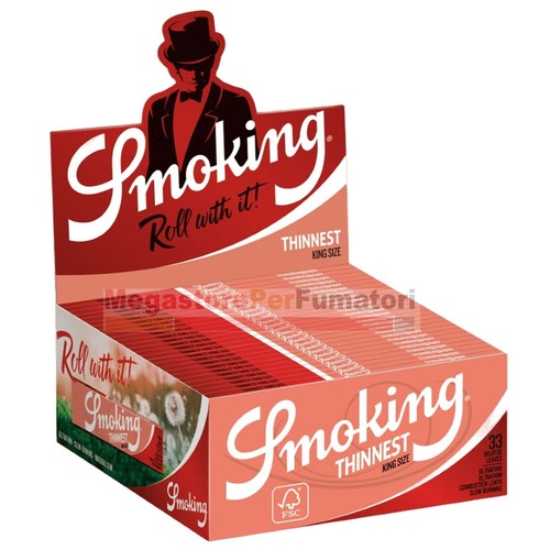 Cartine thinest rosso king - thinest®,