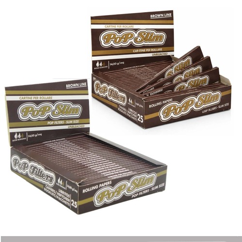 Cartine pop filtri marroni - cartine,